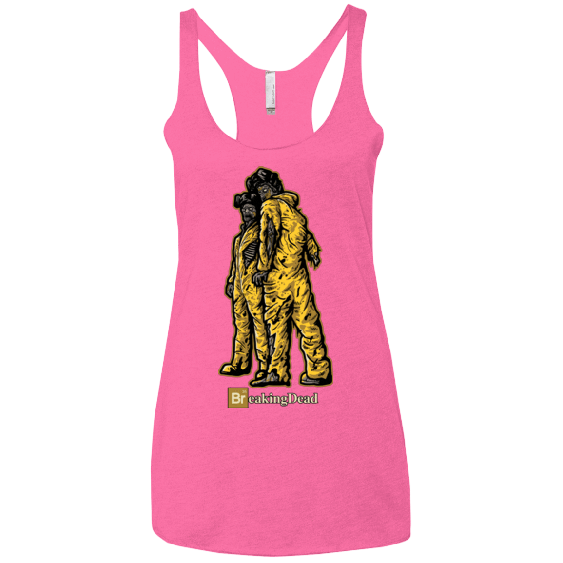 T-Shirts Vintage Pink / X-Small BREAKING DEAD Women's Triblend Racerback Tank