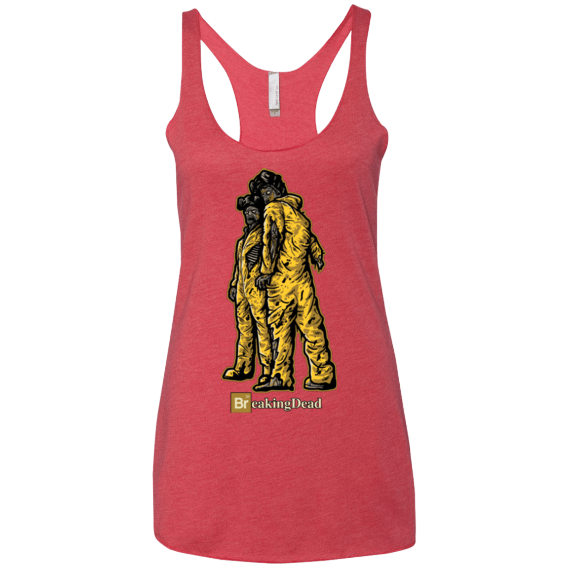T-Shirts Vintage Red / X-Small BREAKING DEAD Women's Triblend Racerback Tank