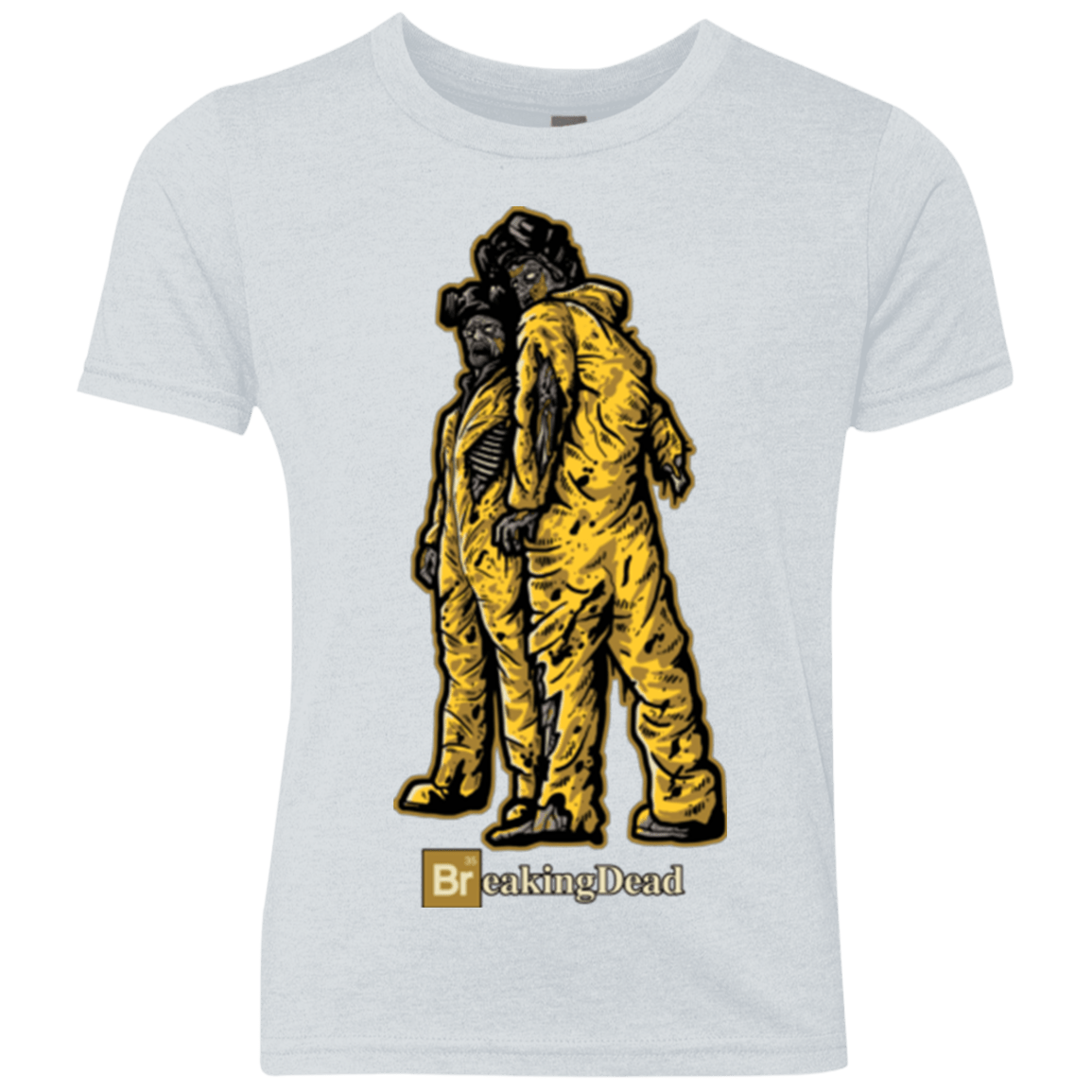 T-Shirts Heather White / YXS BREAKING DEAD Youth Triblend T-Shirt