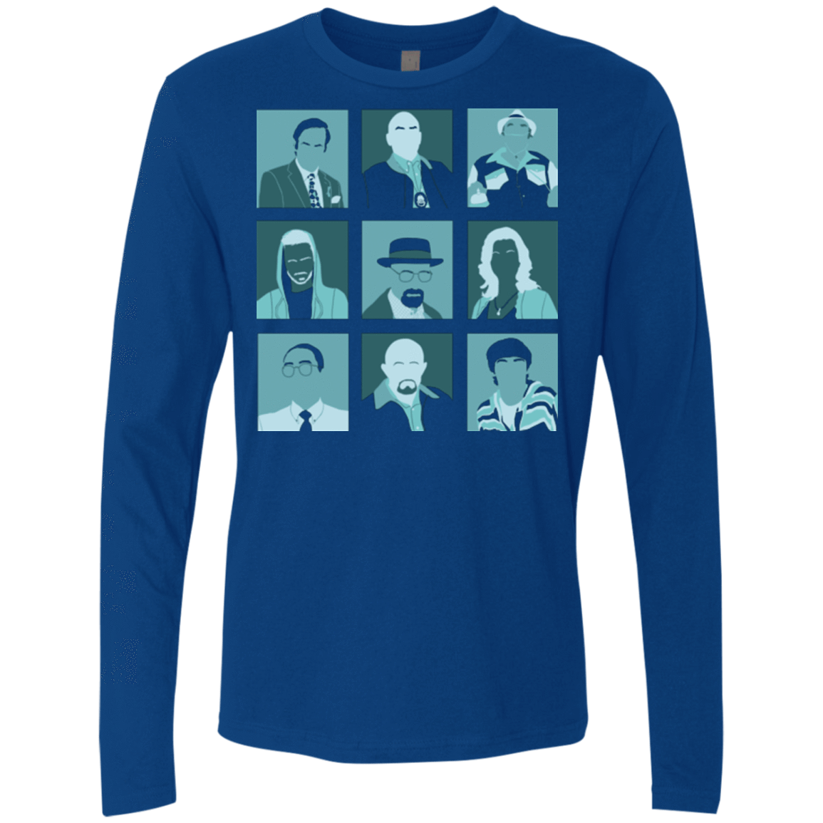 T-Shirts Royal / Small Breaking Pop Men's Premium Long Sleeve