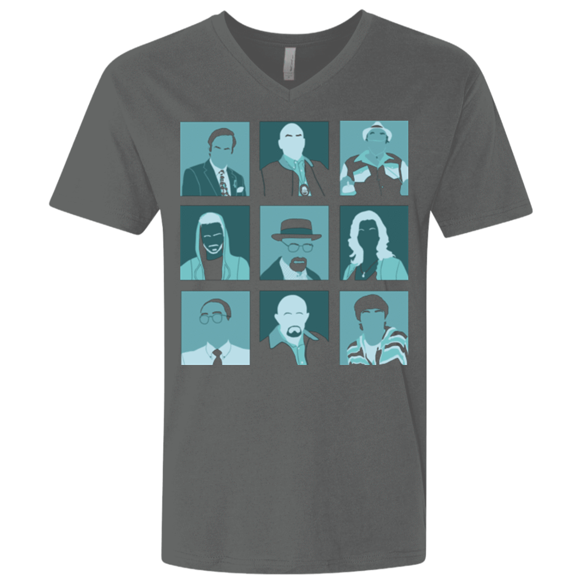 T-Shirts Heavy Metal / X-Small Breaking Pop Men's Premium V-Neck