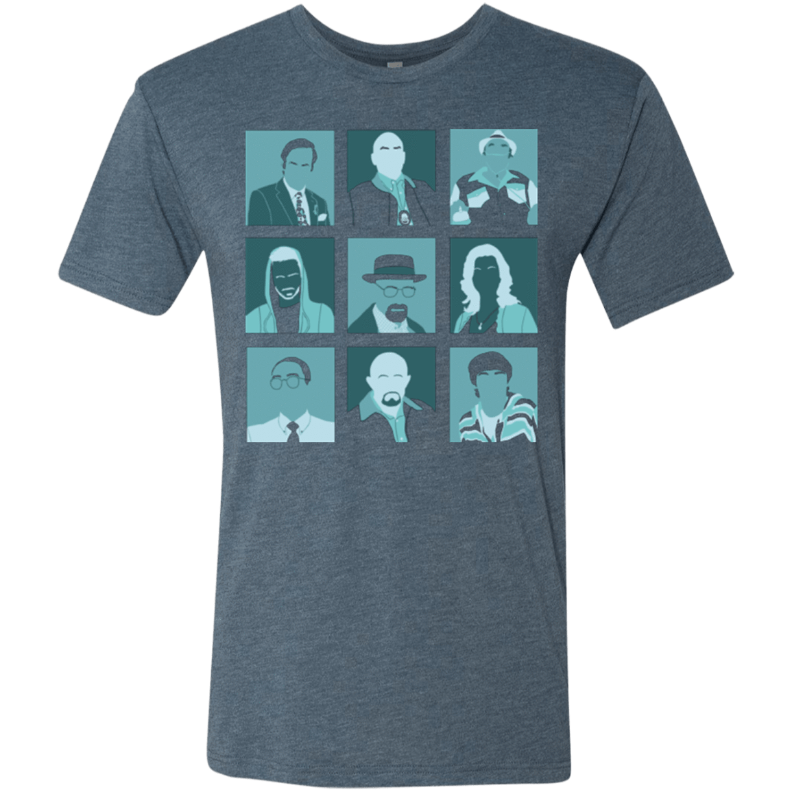 T-Shirts Indigo / Small Breaking Pop Men's Triblend T-Shirt