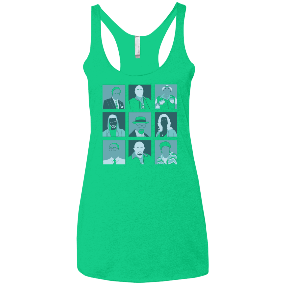 T-Shirts Envy / X-Small Breaking Pop Women's Triblend Racerback Tank