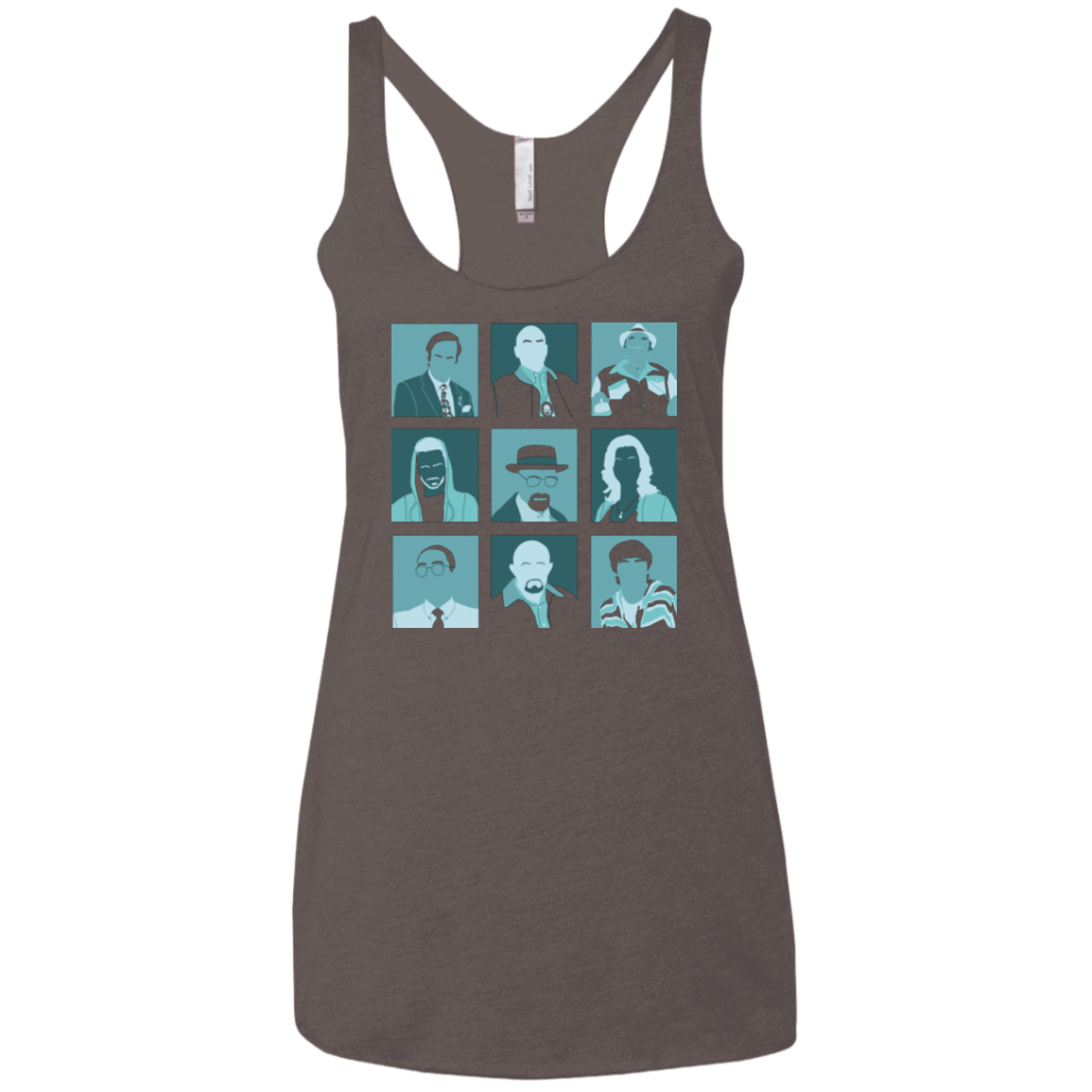 T-Shirts Macchiato / X-Small Breaking Pop Women's Triblend Racerback Tank