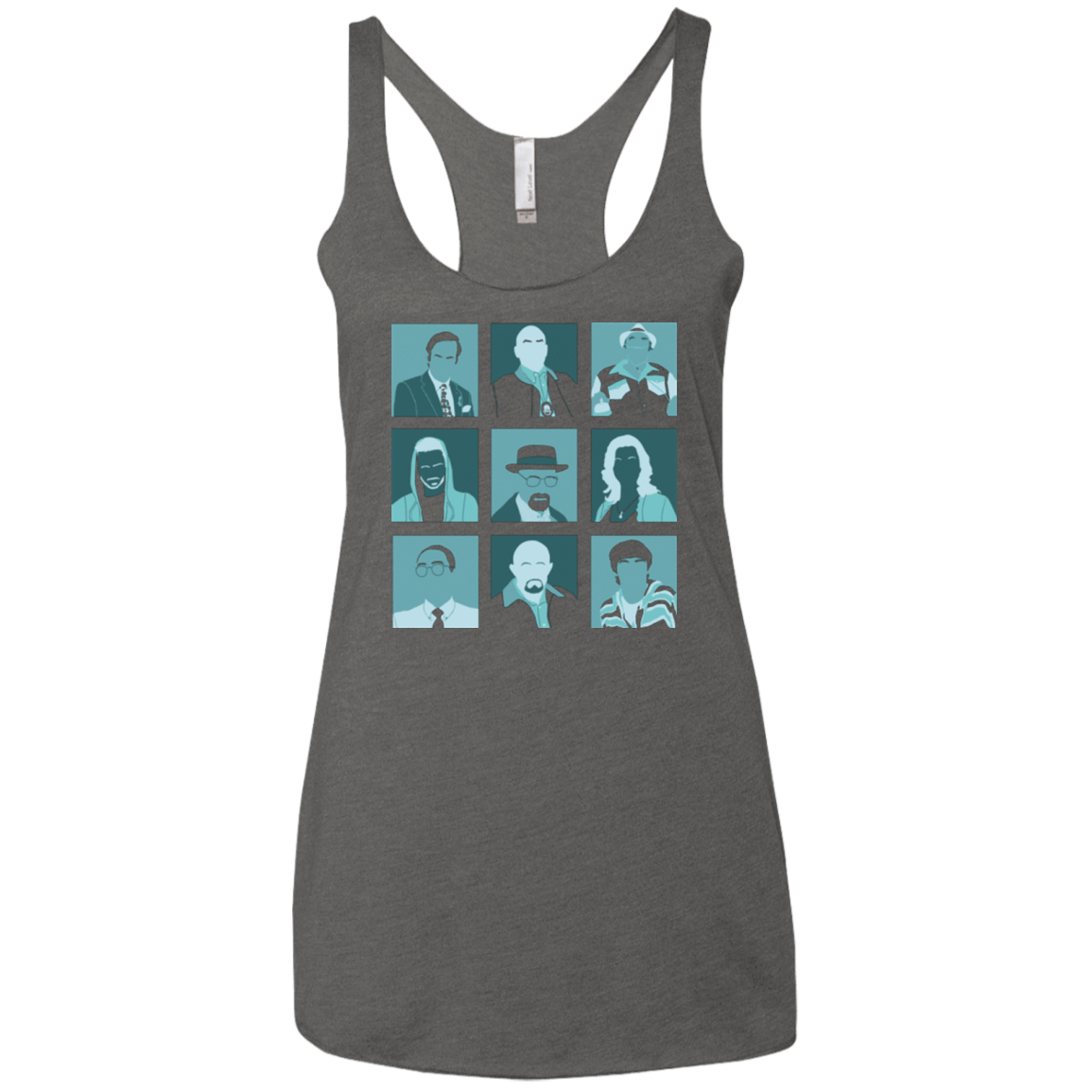 T-Shirts Premium Heather / X-Small Breaking Pop Women's Triblend Racerback Tank