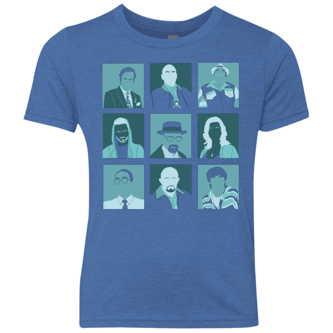 T-Shirts Vintage Royal / YXS Breaking Pop Youth Triblend T-Shirt