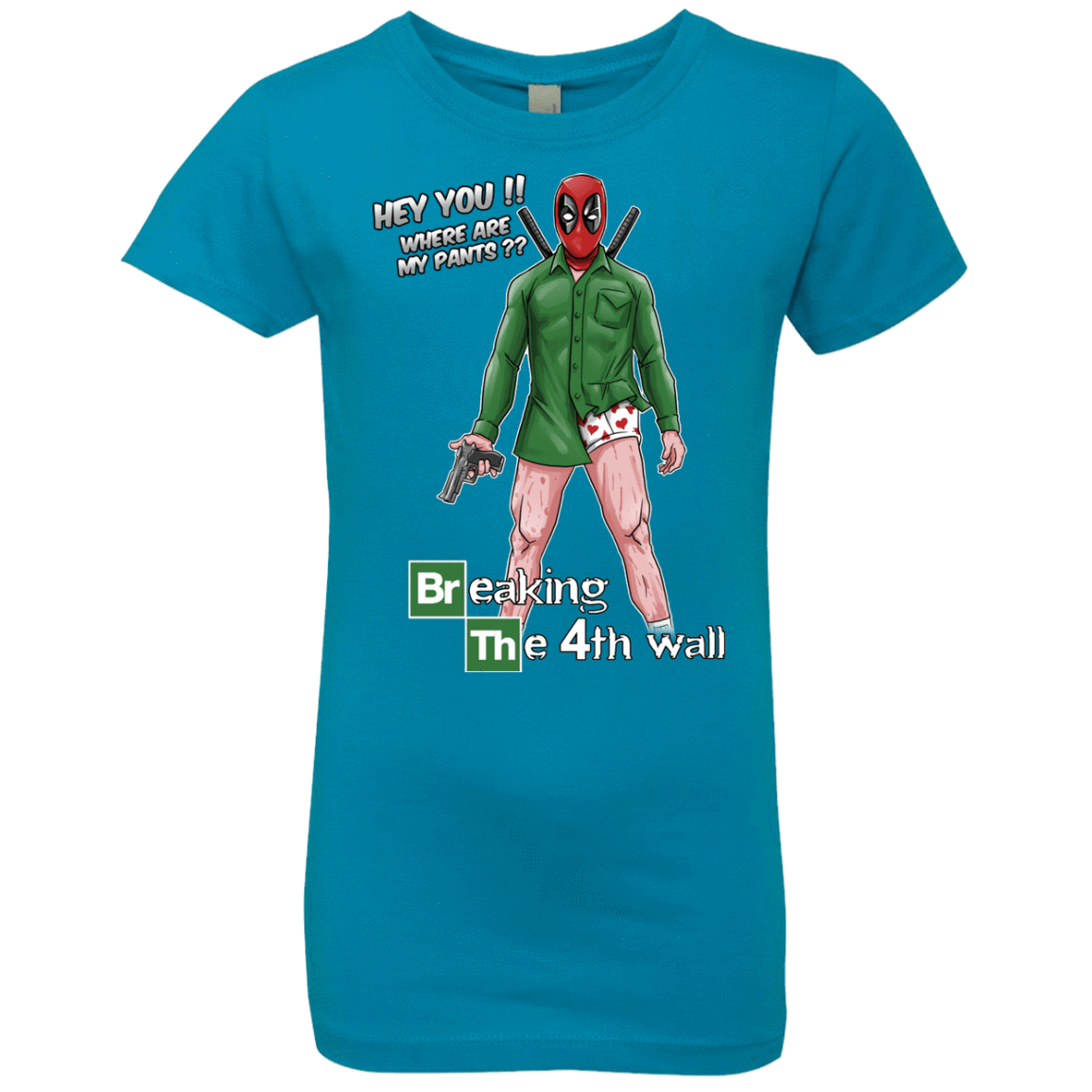 T-Shirts Turquoise / YXS Breaking the 4th Wall Girls Premium T-Shirt