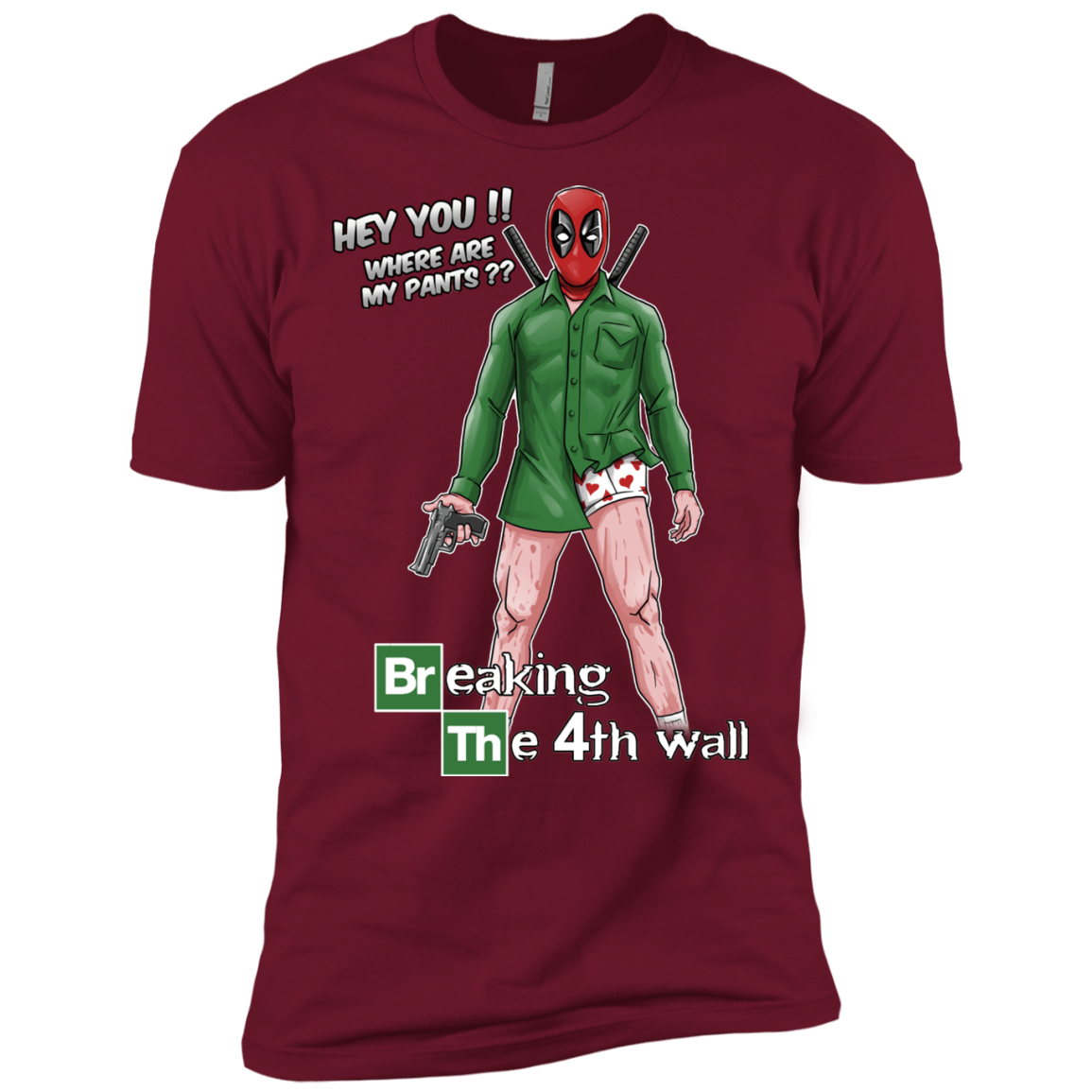 T-Shirts Cardinal / X-Small Breaking the 4th Wall Men's Premium T-Shirt