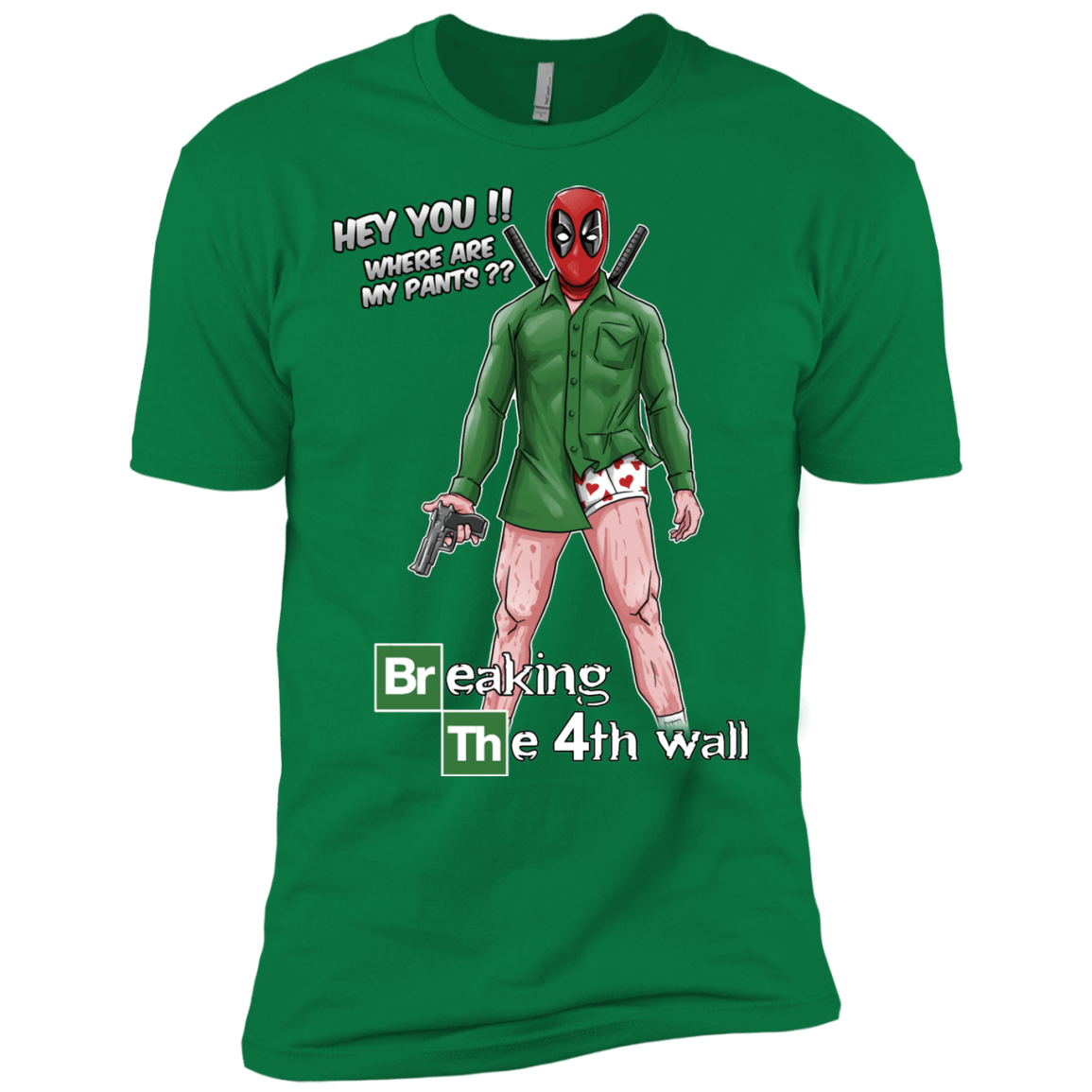 T-Shirts Kelly Green / X-Small Breaking the 4th Wall Men's Premium T-Shirt