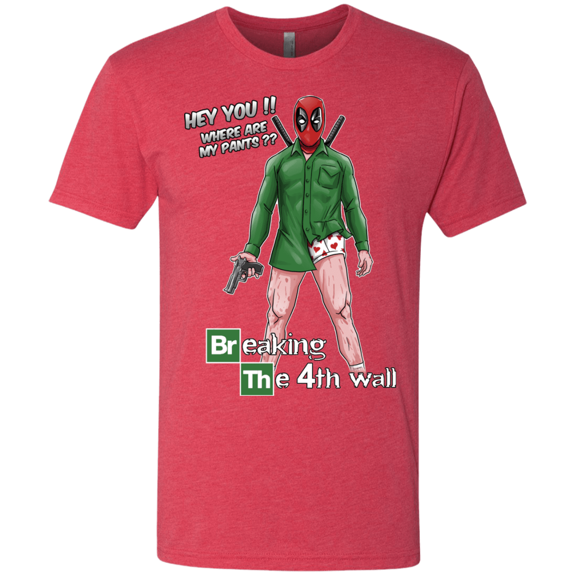 T-Shirts Vintage Red / Small Breaking the 4th Wall Men's Triblend T-Shirt