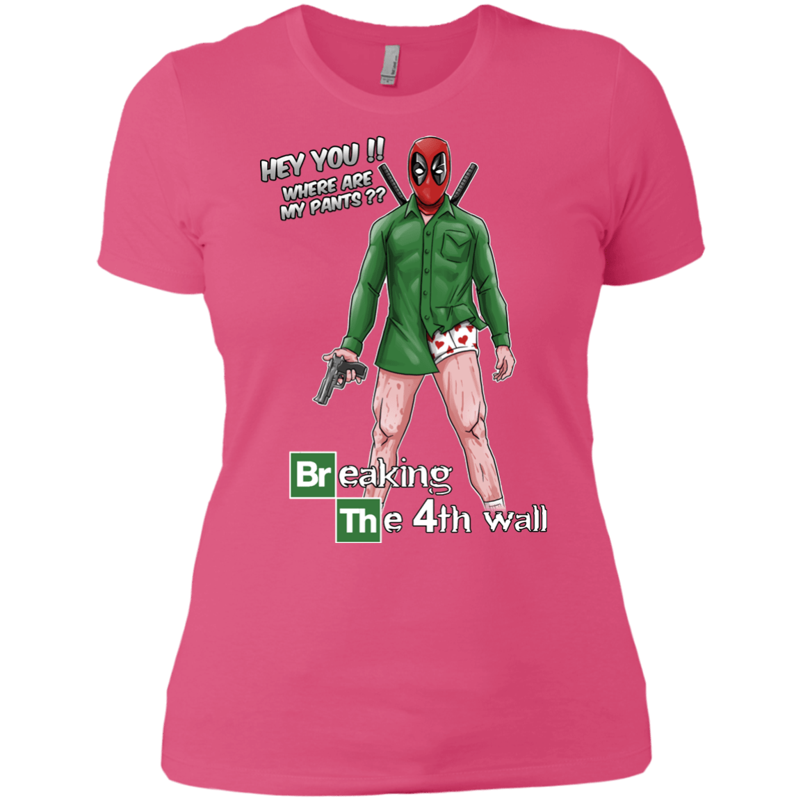 T-Shirts Hot Pink / X-Small Breaking the 4th Wall Women's Premium T-Shirt