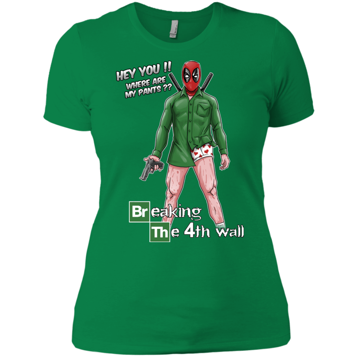T-Shirts Kelly Green / X-Small Breaking the 4th Wall Women's Premium T-Shirt