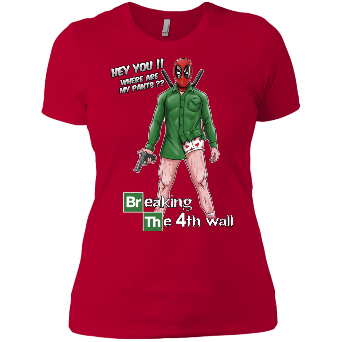 T-Shirts Red / X-Small Breaking the 4th Wall Women's Premium T-Shirt