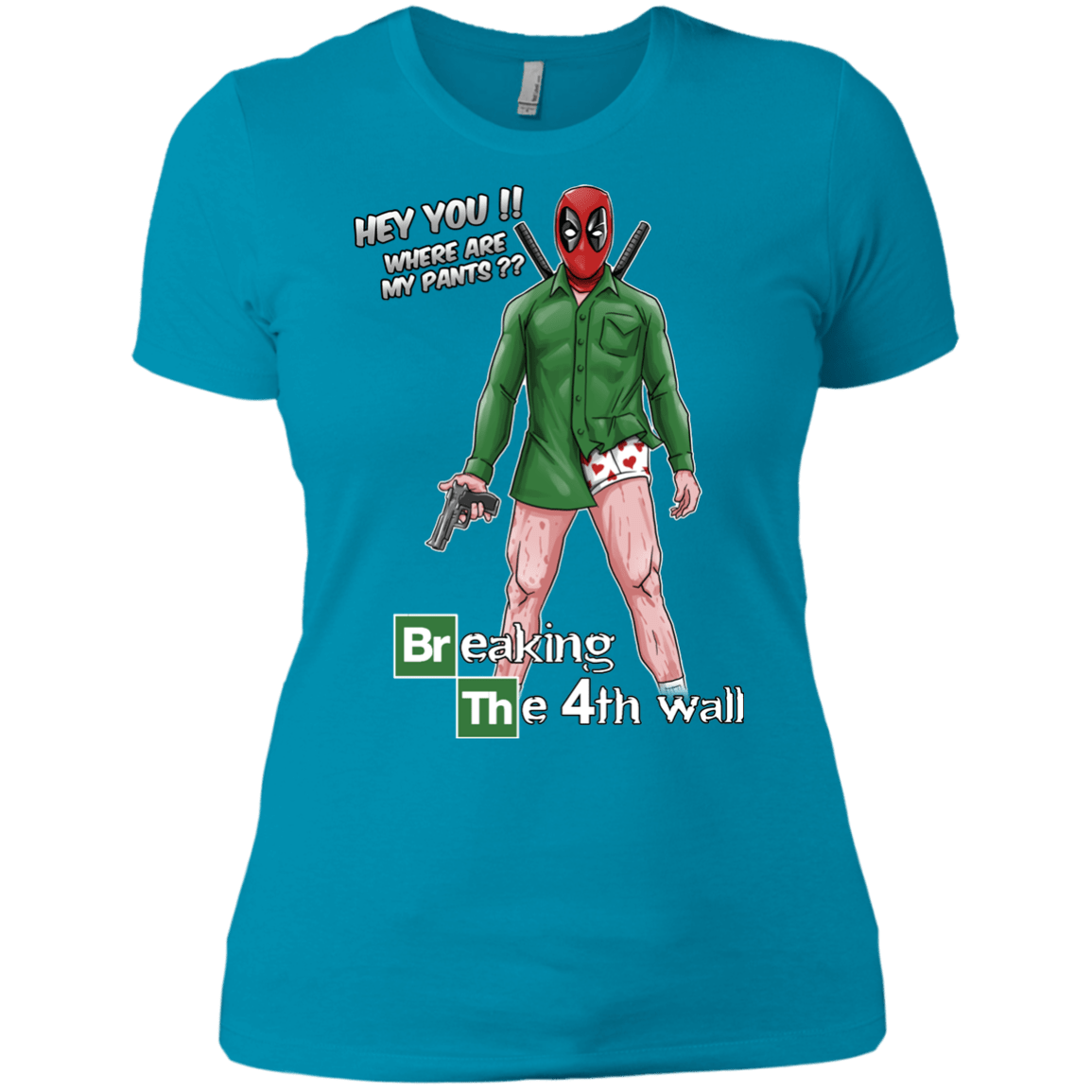 T-Shirts Turquoise / X-Small Breaking the 4th Wall Women's Premium T-Shirt