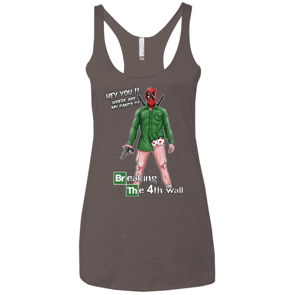 T-Shirts Macchiato / X-Small Breaking the 4th Wall Women's Triblend Racerback Tank