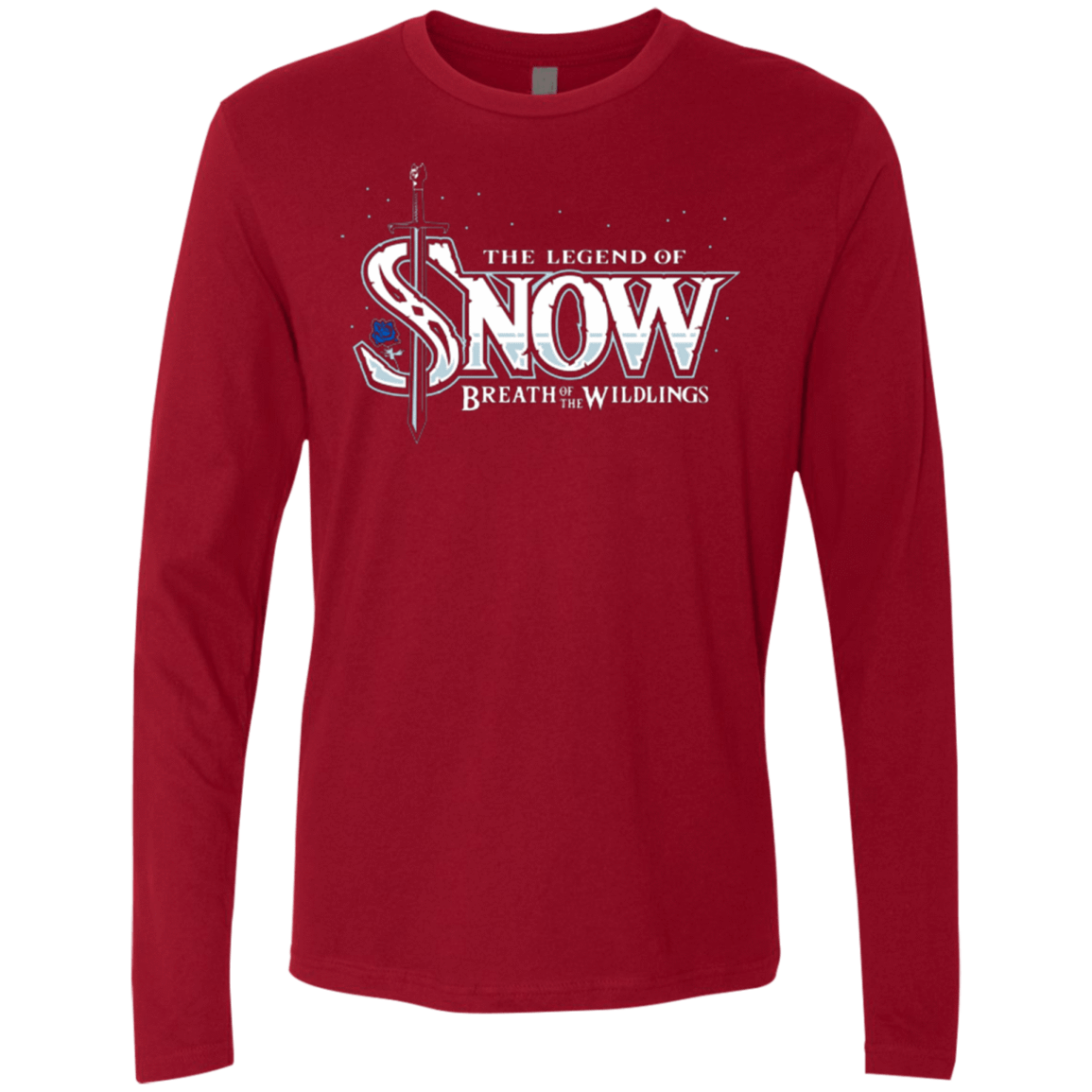 T-Shirts Cardinal / Small Breath of the Wildlings Men's Premium Long Sleeve