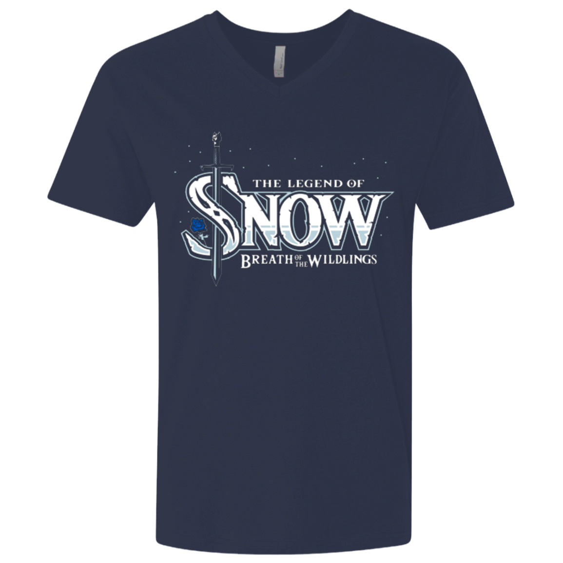 T-Shirts Midnight Navy / X-Small Breath of the Wildlings Men's Premium V-Neck