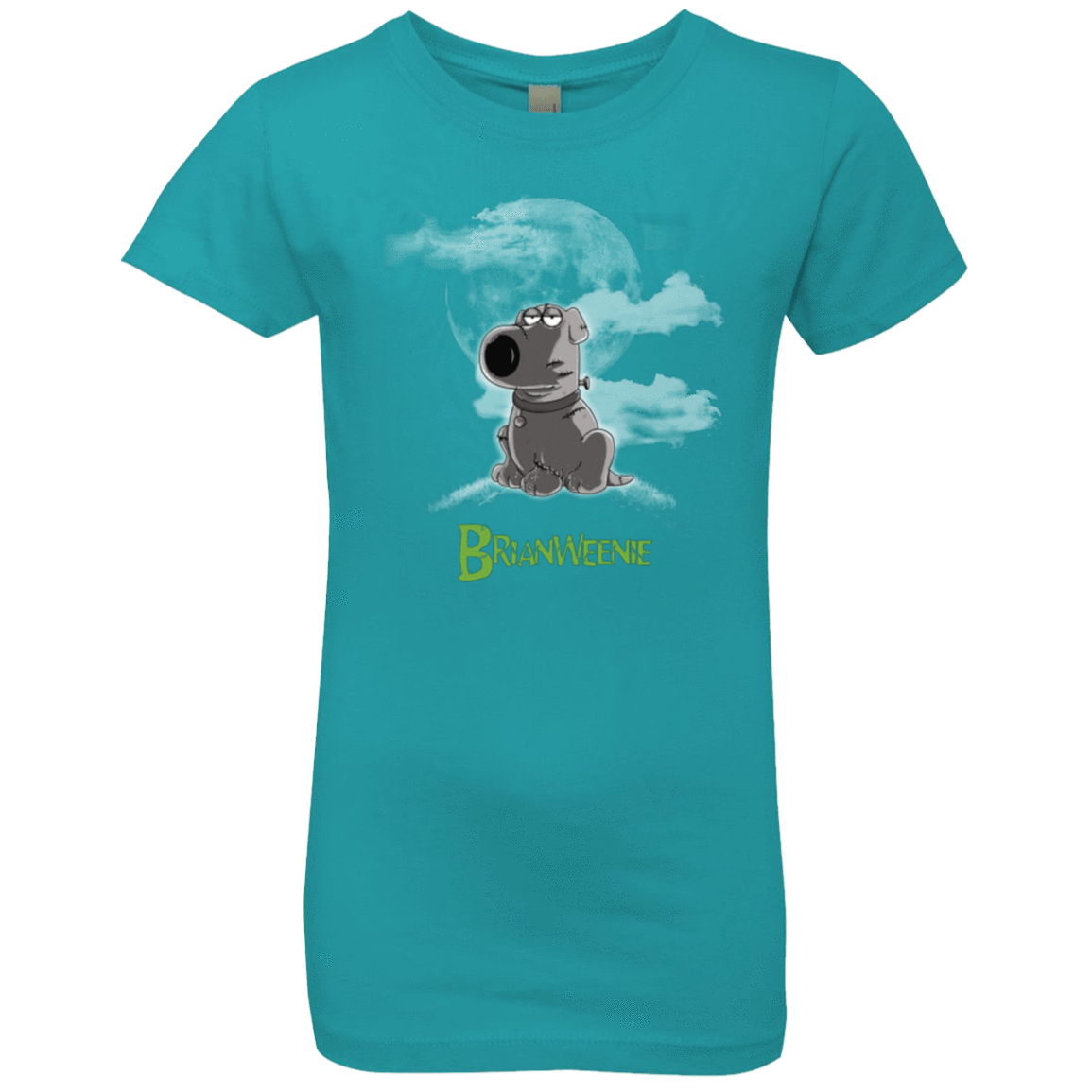 T-Shirts Tahiti Blue / YXS Brian Weenie Girls Premium T-Shirt