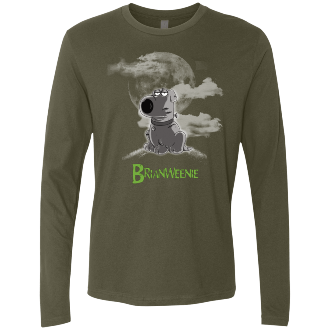 T-Shirts Military Green / Small Brian Weenie Men's Premium Long Sleeve