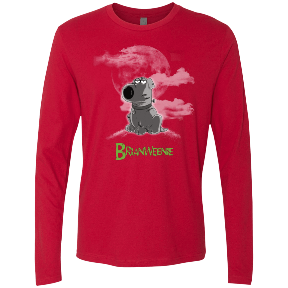 T-Shirts Red / Small Brian Weenie Men's Premium Long Sleeve