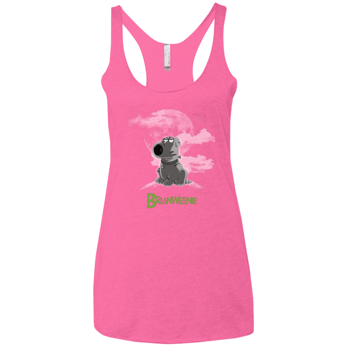 T-Shirts Vintage Pink / X-Small Brian Weenie Women's Triblend Racerback Tank