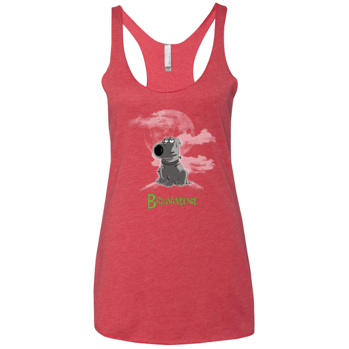 T-Shirts Vintage Red / X-Small Brian Weenie Women's Triblend Racerback Tank