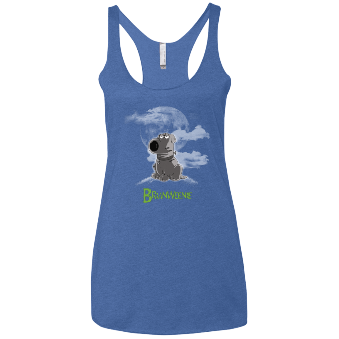T-Shirts Vintage Royal / X-Small Brian Weenie Women's Triblend Racerback Tank