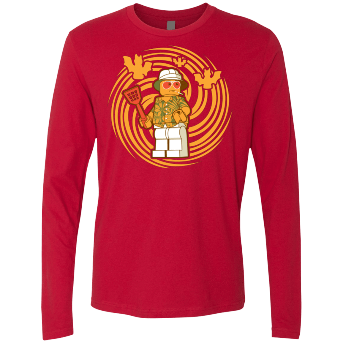 T-Shirts Red / Small Brick Country Men's Premium Long Sleeve