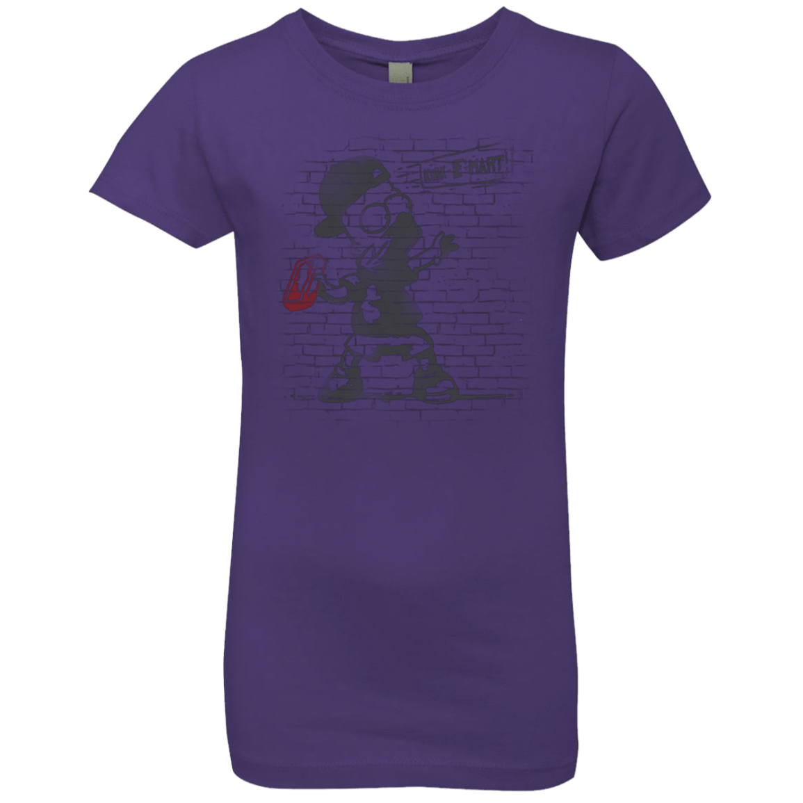 T-Shirts Purple Rush / YXS BRICK E MART Girls Premium T-Shirt