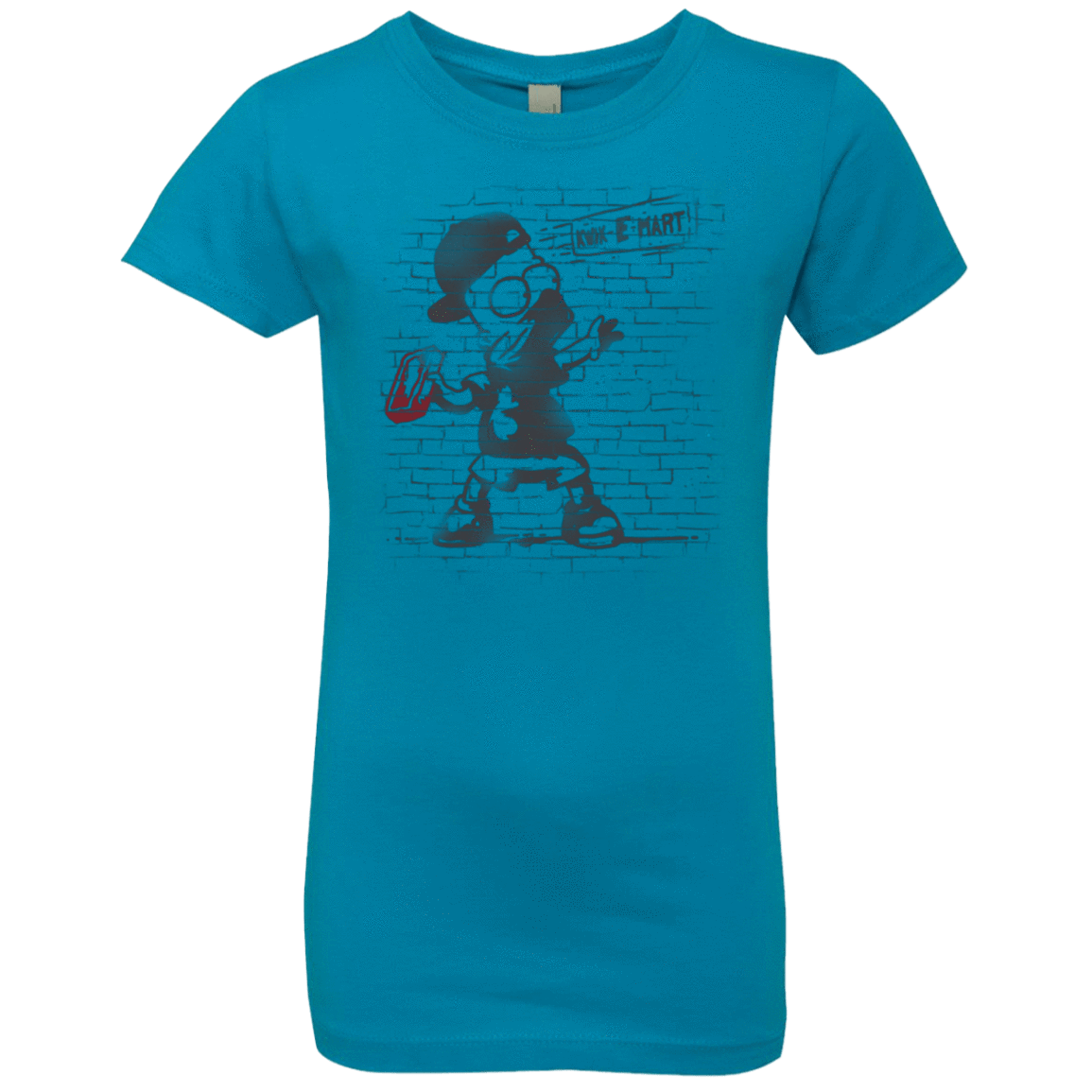 T-Shirts Turquoise / YXS BRICK E MART Girls Premium T-Shirt