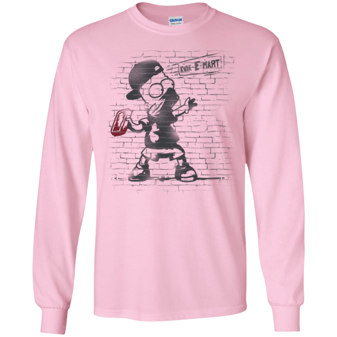 T-Shirts Light Pink / S BRICK E MART Men's Long Sleeve T-Shirt