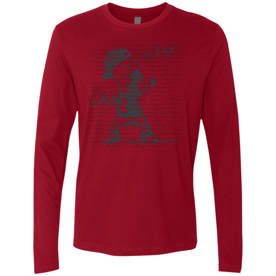 T-Shirts Cardinal / S BRICK E MART Men's Premium Long Sleeve