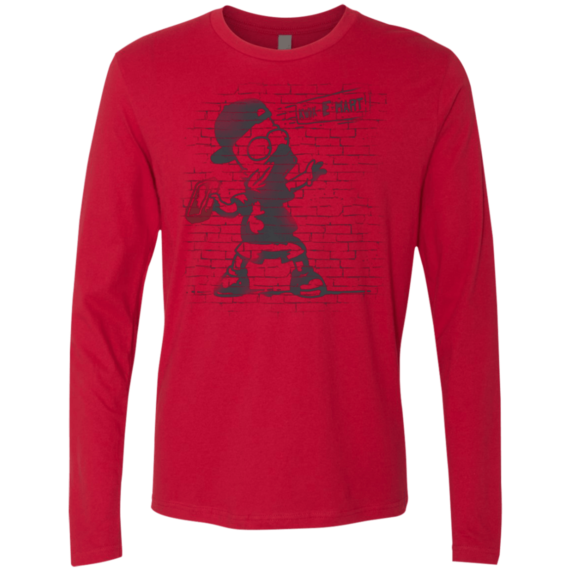 T-Shirts Red / S BRICK E MART Men's Premium Long Sleeve