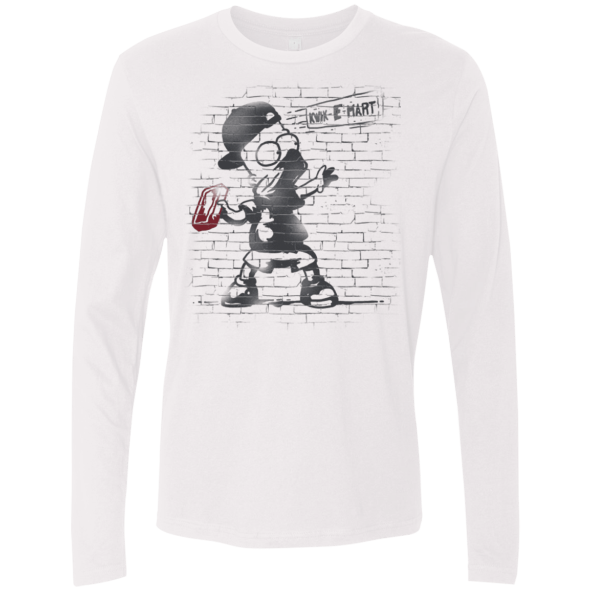 T-Shirts White / S BRICK E MART Men's Premium Long Sleeve