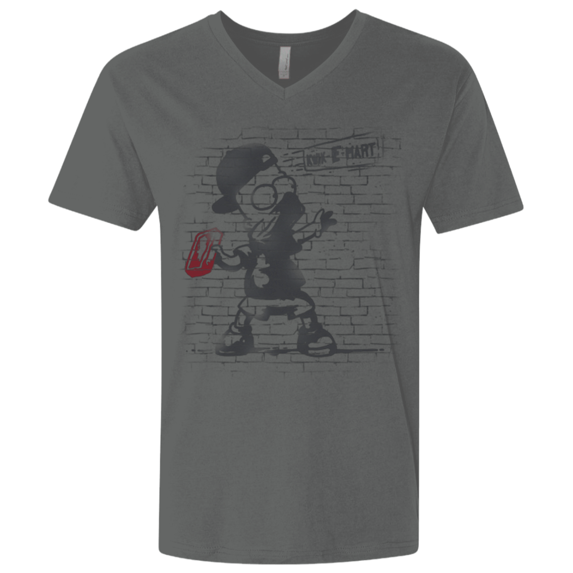 T-Shirts Heavy Metal / X-Small BRICK E MART Men's Premium V-Neck