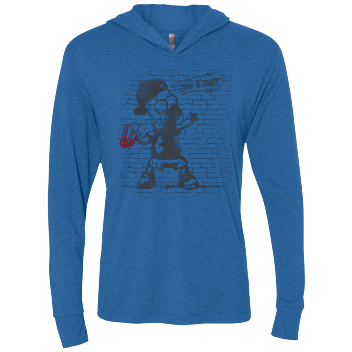 T-Shirts Vintage Royal / X-Small BRICK E MART Triblend Long Sleeve Hoodie Tee