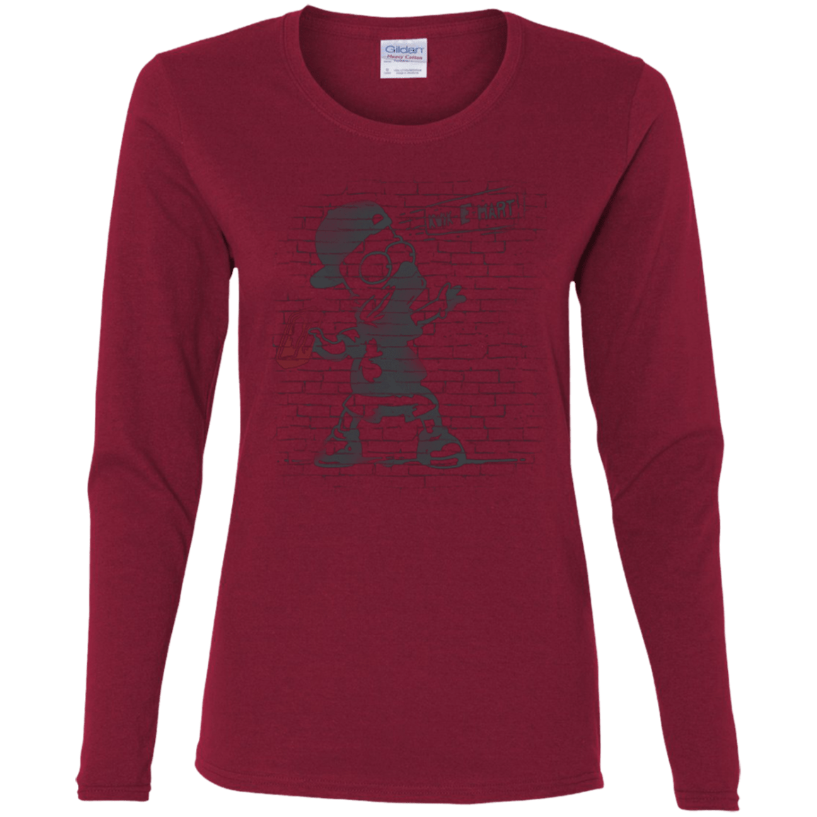 T-Shirts Cardinal / S BRICK E MART Women's Long Sleeve T-Shirt