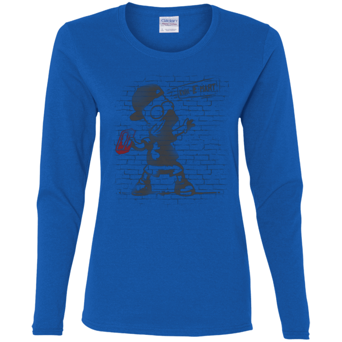 T-Shirts Royal / S BRICK E MART Women's Long Sleeve T-Shirt