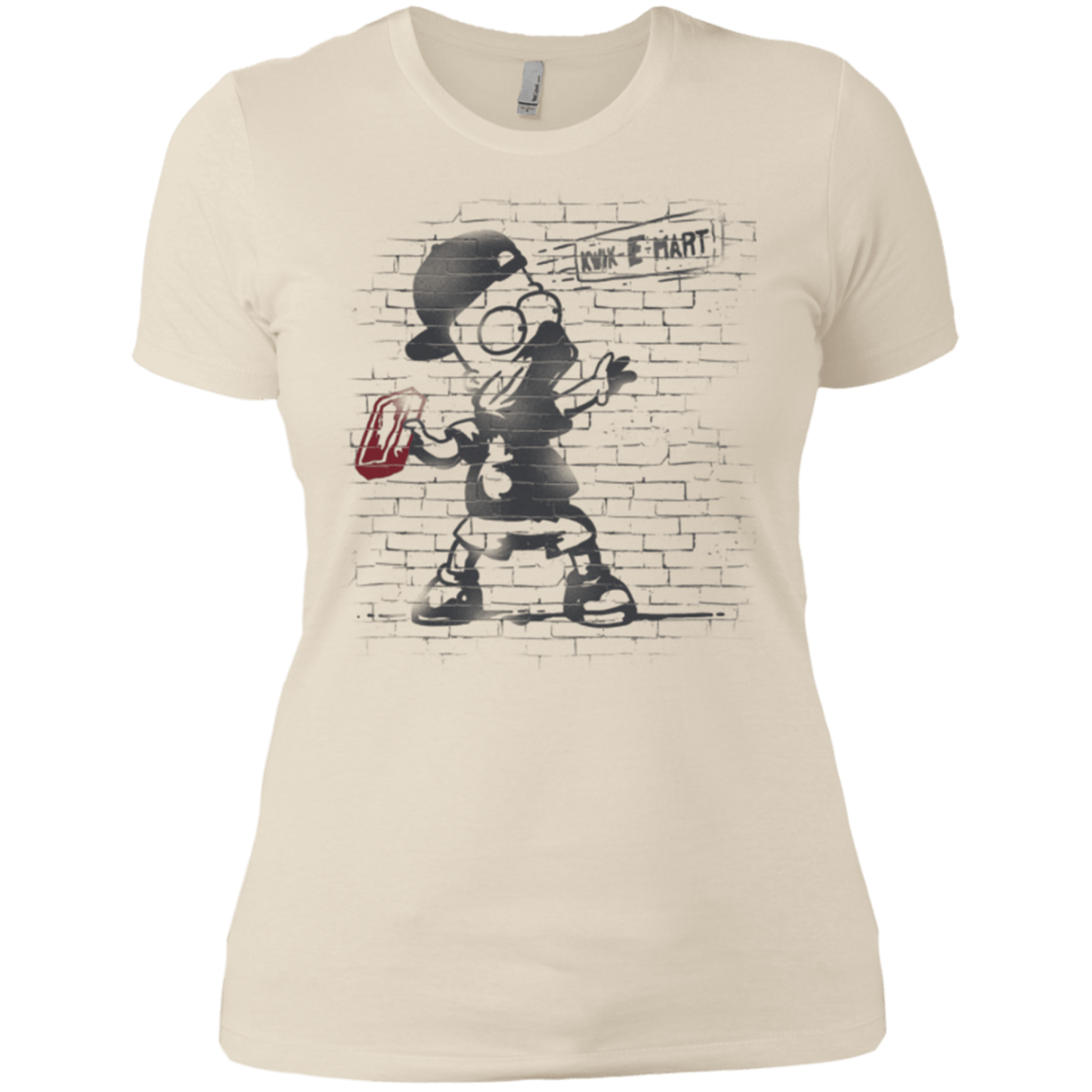 T-Shirts Ivory/ / X-Small BRICK E MART Women's Premium T-Shirt