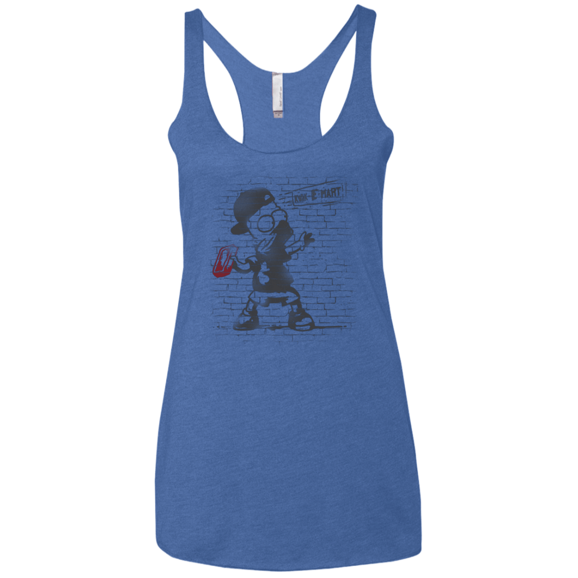 T-Shirts Vintage Royal / X-Small BRICK E MART Women's Triblend Racerback Tank