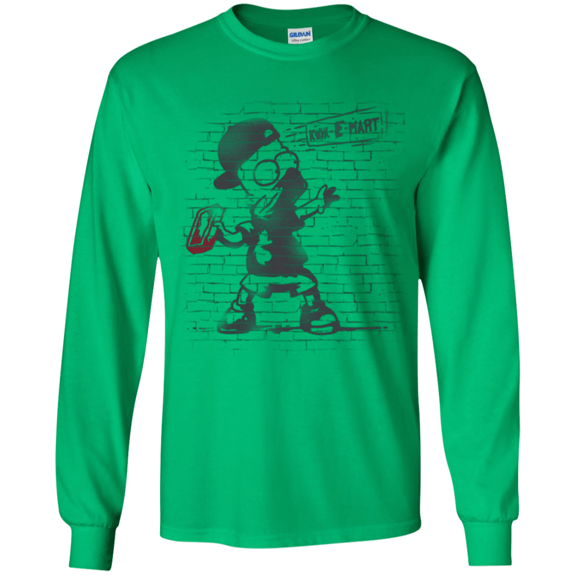 T-Shirts Irish Green / YS BRICK E MART Youth Long Sleeve T-Shirt