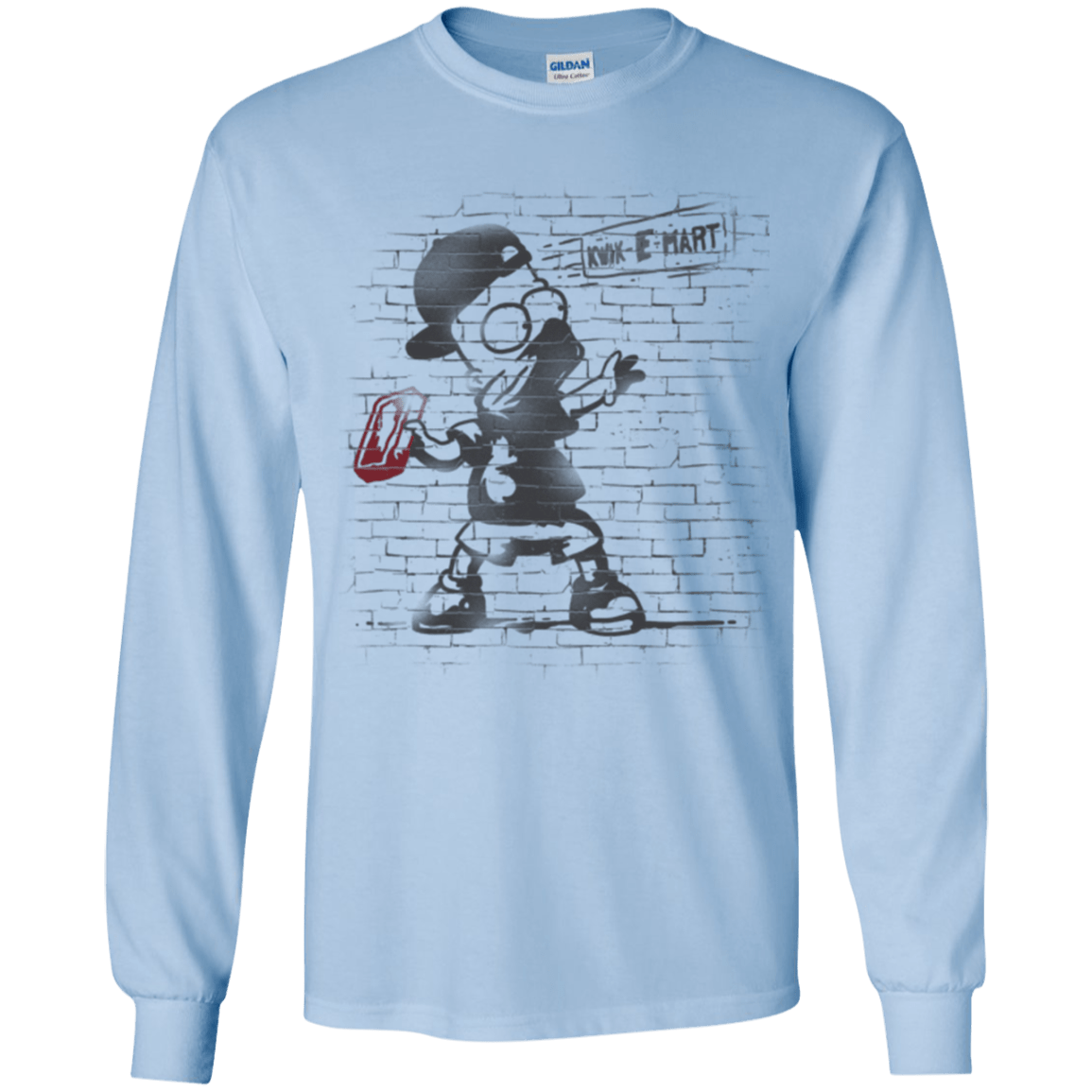 T-Shirts Light Blue / YS BRICK E MART Youth Long Sleeve T-Shirt