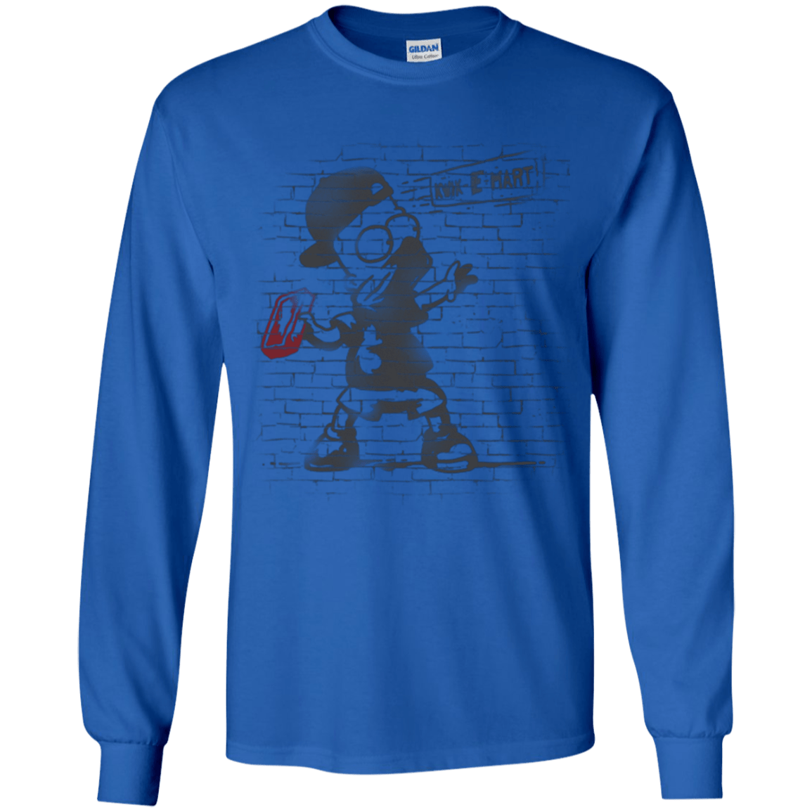 T-Shirts Royal / YS BRICK E MART Youth Long Sleeve T-Shirt