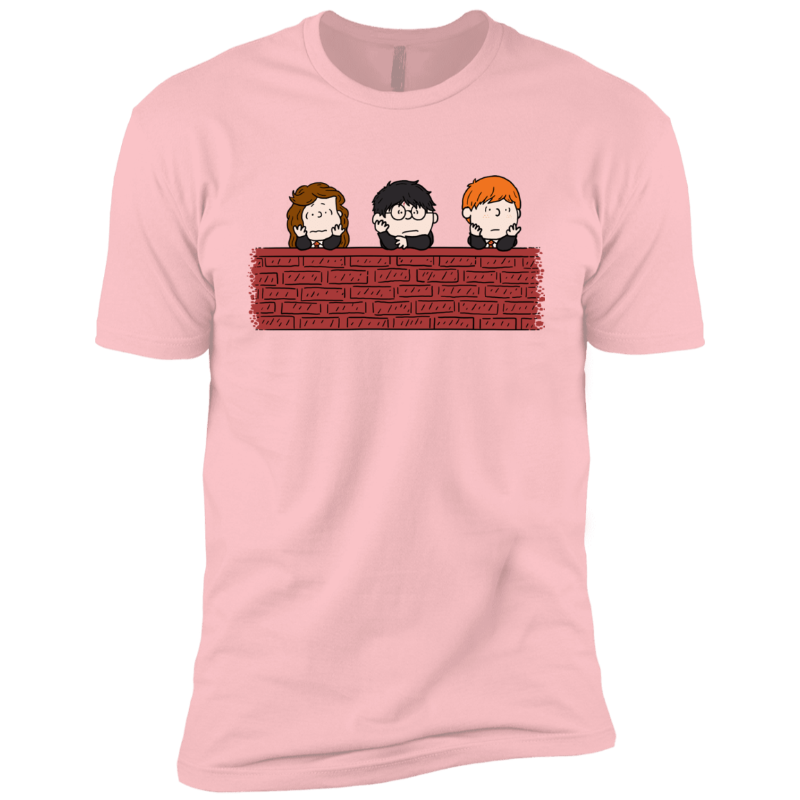T-Shirts Light Pink / YXS Brick Wall Boys Premium T-Shirt