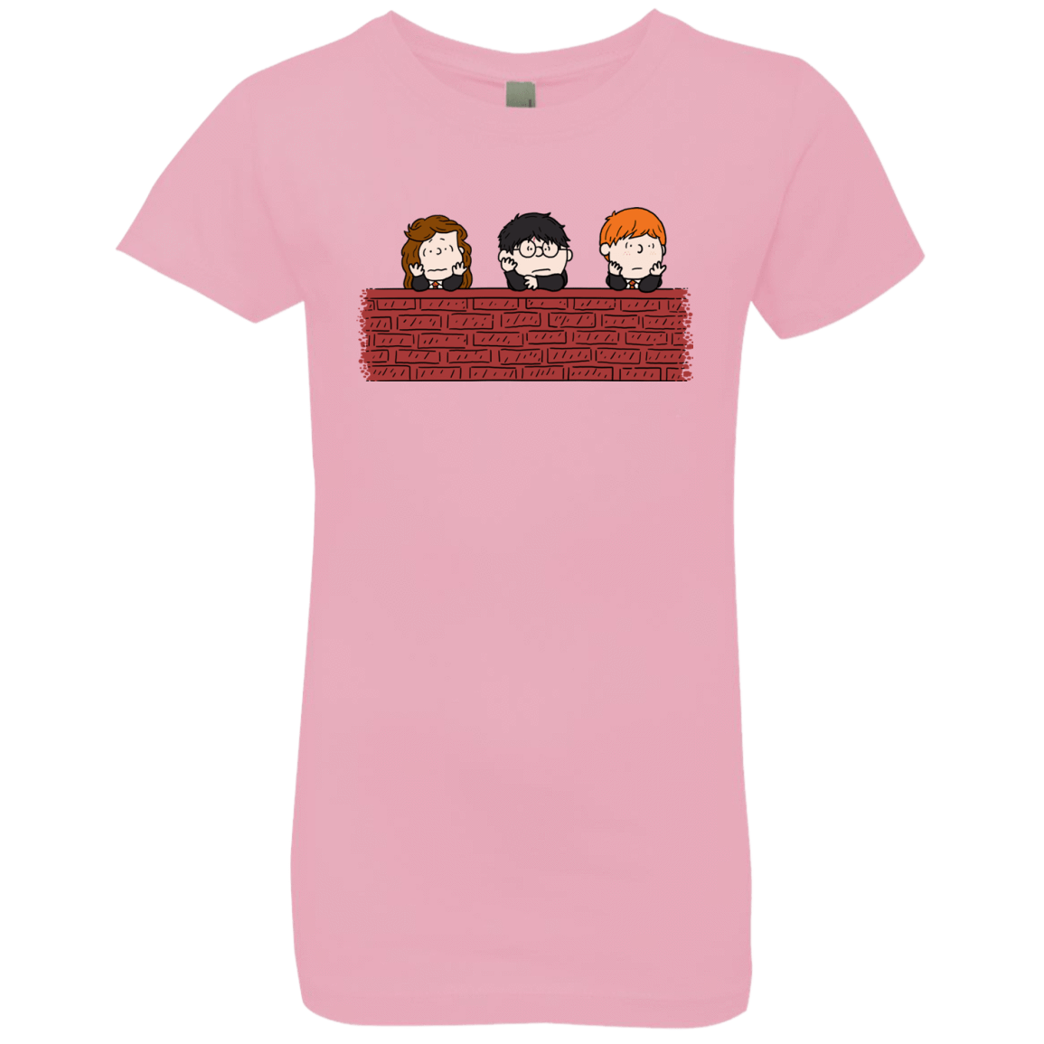 T-Shirts Light Pink / YXS Brick Wall Girls Premium T-Shirt