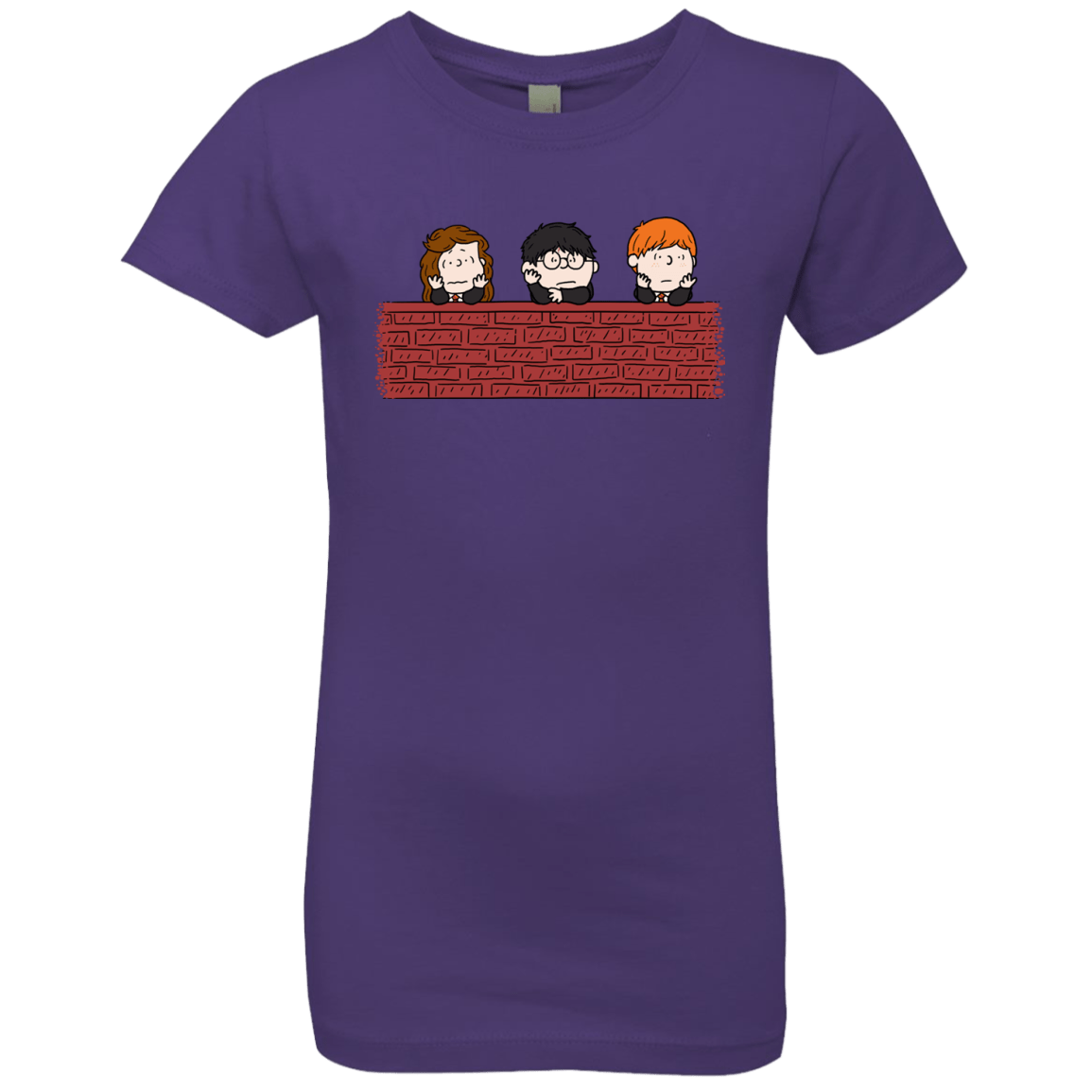 T-Shirts Purple Rush / YXS Brick Wall Girls Premium T-Shirt