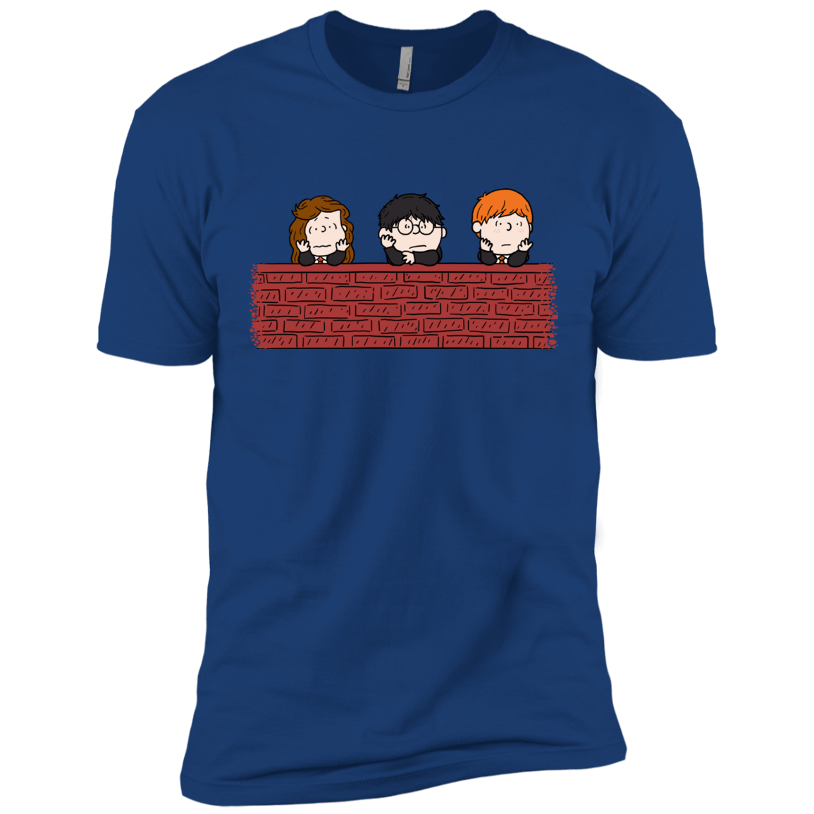 T-Shirts Royal / X-Small Brick Wall Men's Premium T-Shirt