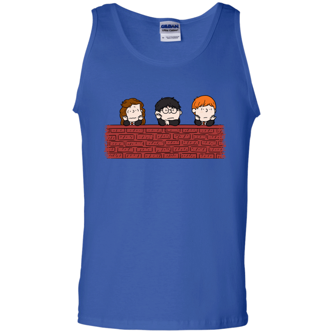 T-Shirts Royal / S Brick Wall Men's Tank Top