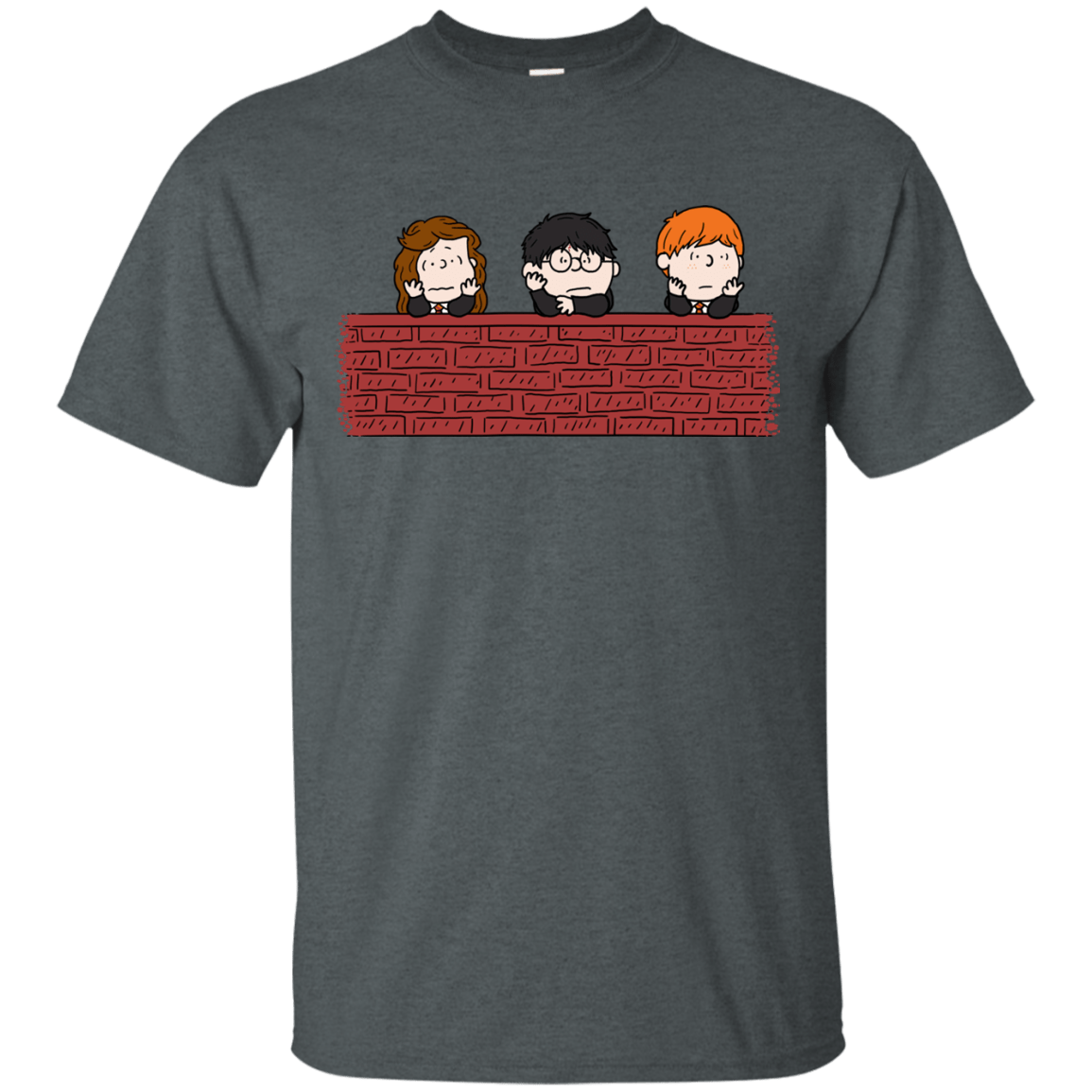 T-Shirts Dark Heather / S Brick Wall T-Shirt