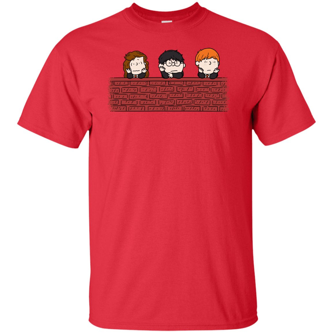 T-Shirts Red / XLT Brick Wall Tall T-Shirt